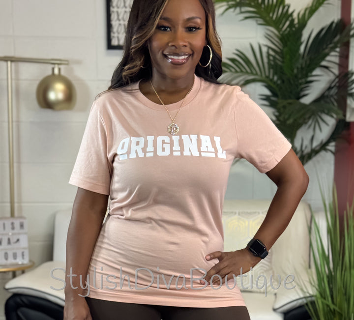 ORIGINAL Signature Graphic Tee (Blush Pink)