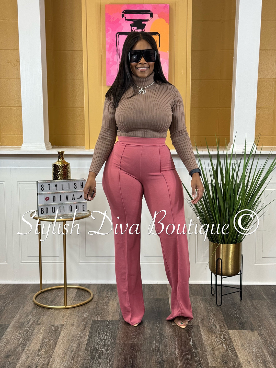 Gina Pants (Rose Pink)