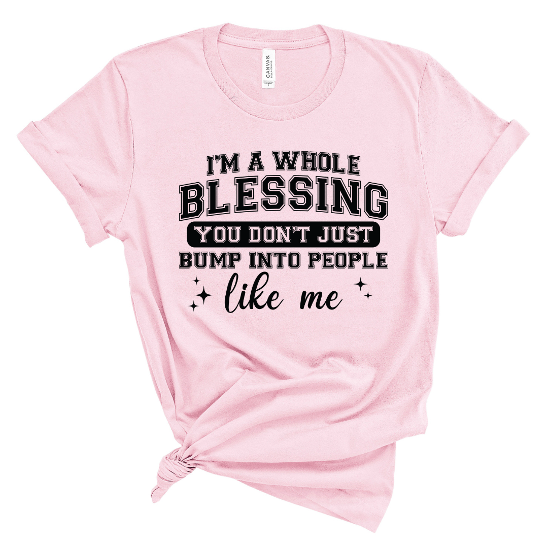 A Whole Blessing Graphic Tee (Black Print)