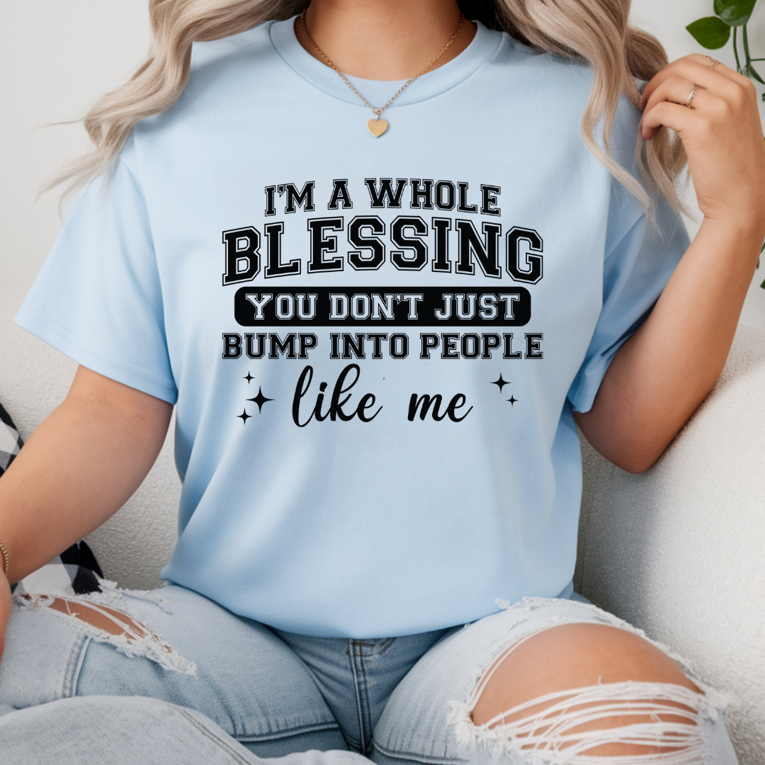 A Whole Blessing Graphic Tee (Black Print)