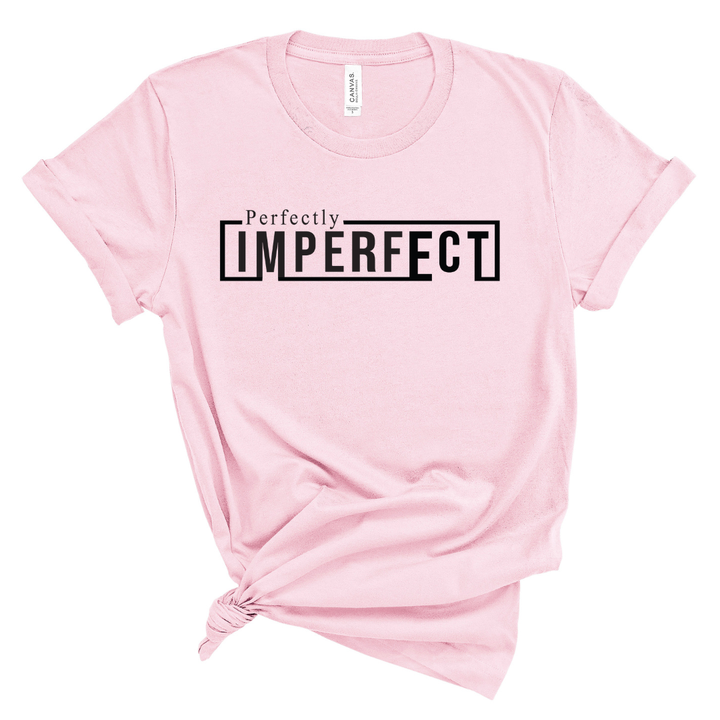 Perfectly Imperfect Graphic Tee (Black Print)