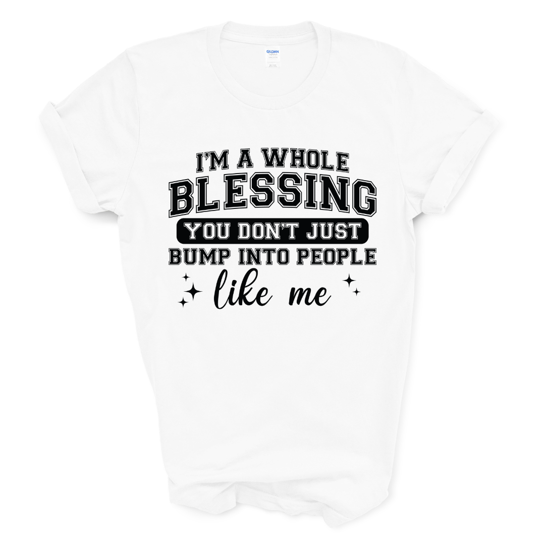 A Whole Blessing Graphic Tee (Black Print)