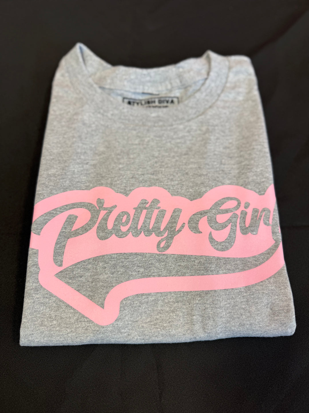 Pretty Girl T-Shirt (Pink Print)