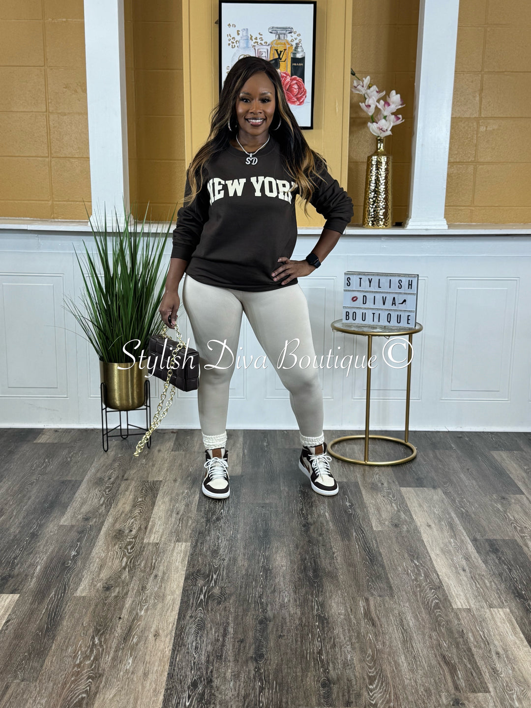 Butter Soft Microfiber Leggings (Beige)