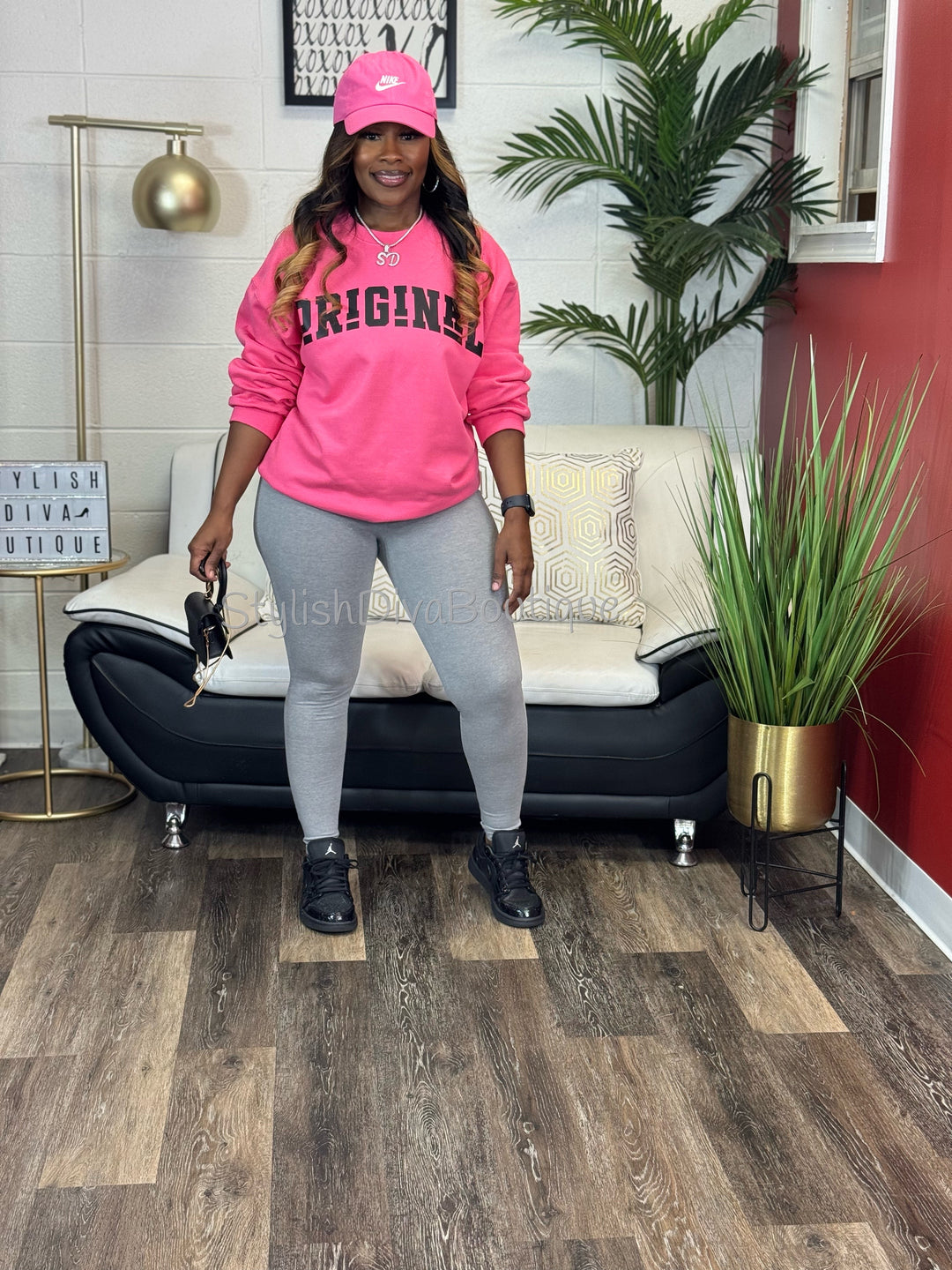 ORIGINAL Signature Sweatshirt (Diva Pink)