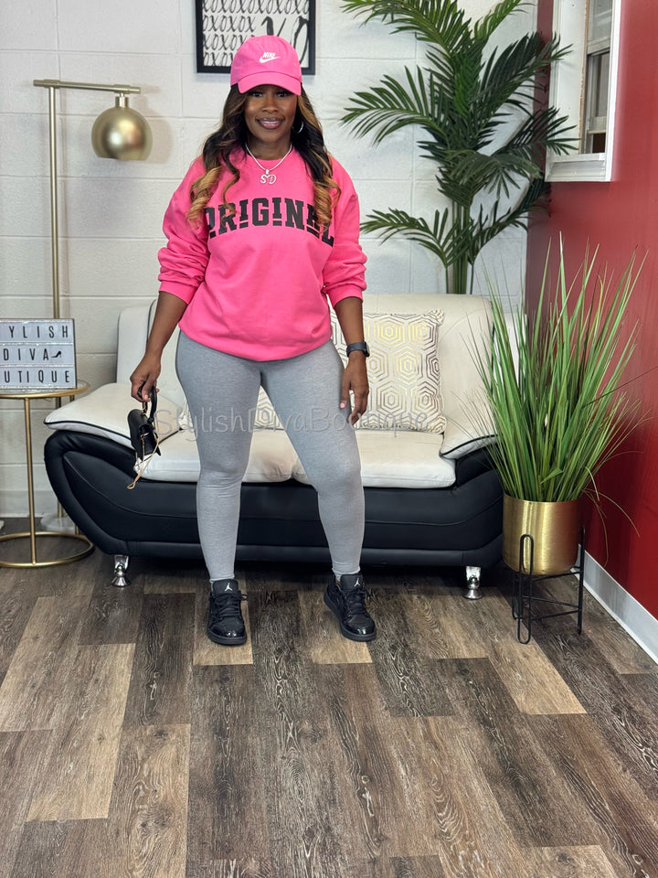 ORIGINAL Signature Sweatshirt (Diva Pink)