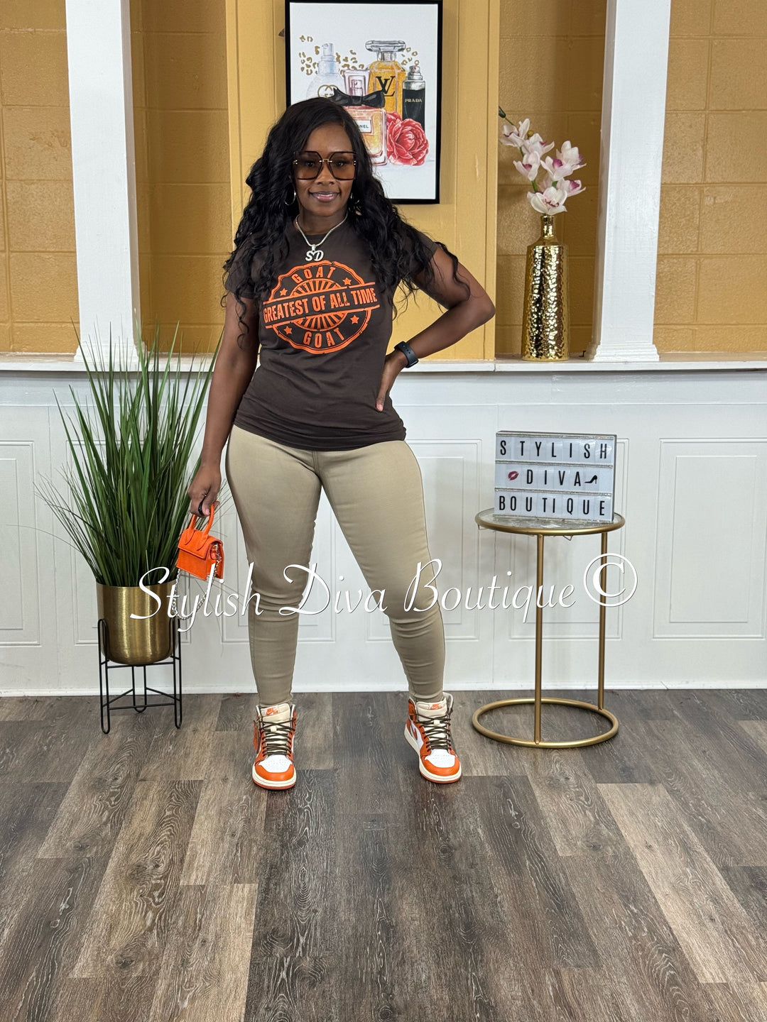 So Curvy Stretch Skinny Jeans up to 2XL (Khaki)