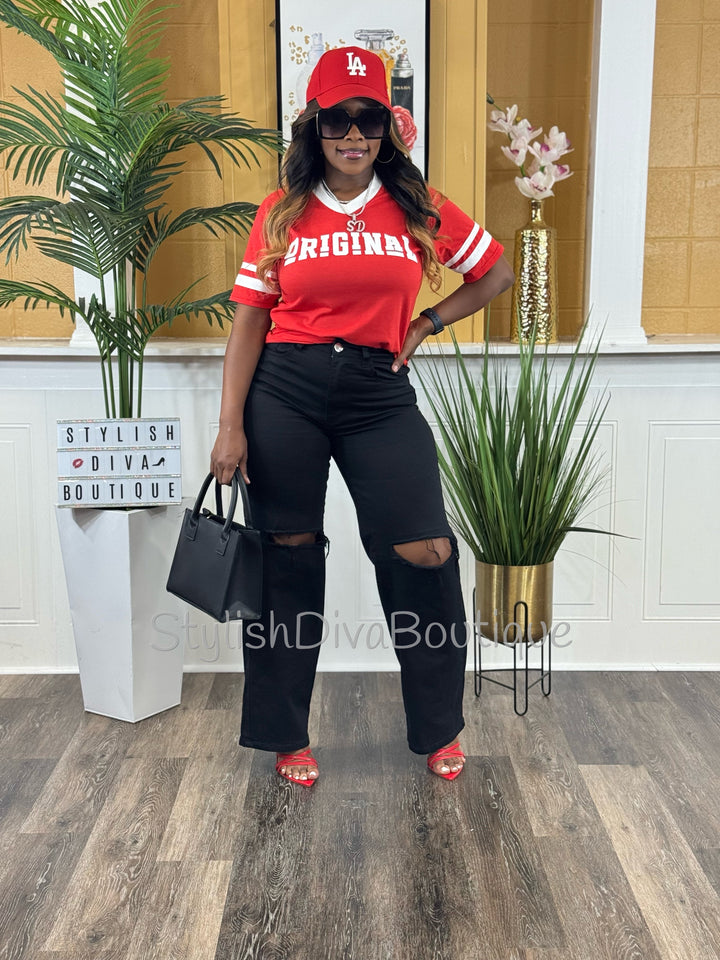ORIGINAL Varsity Tee (Power Red)