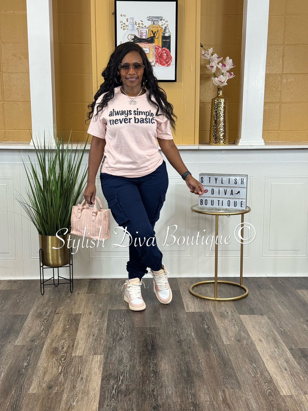 Kima Cargo Joggers (Navy)