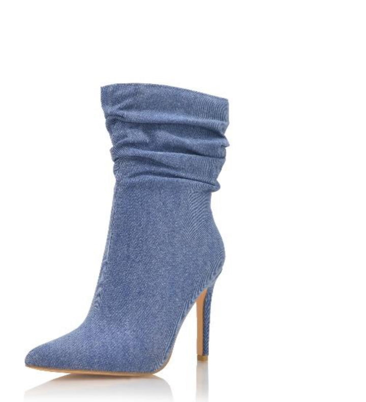 Giana Denim Slouch Bootie