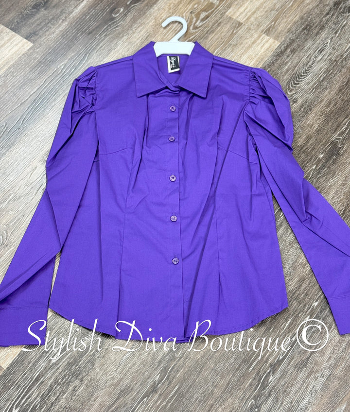 Stylish & Extra Button Down L/S Top