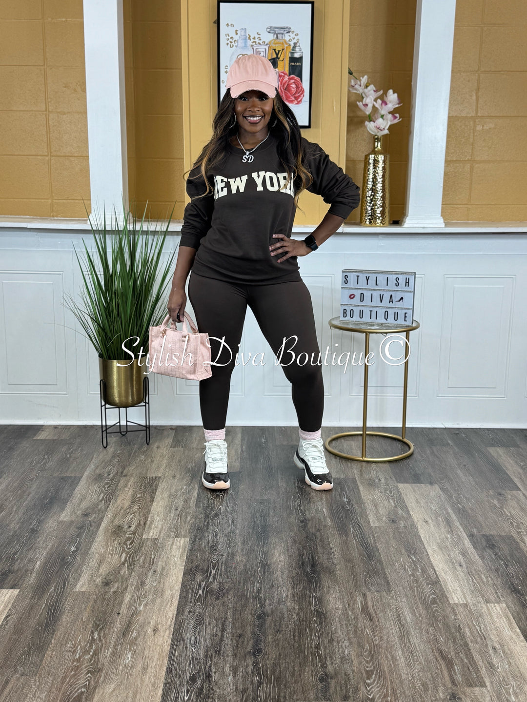 Butter Soft Microfiber Leggings up to 3XL (Chocolate)