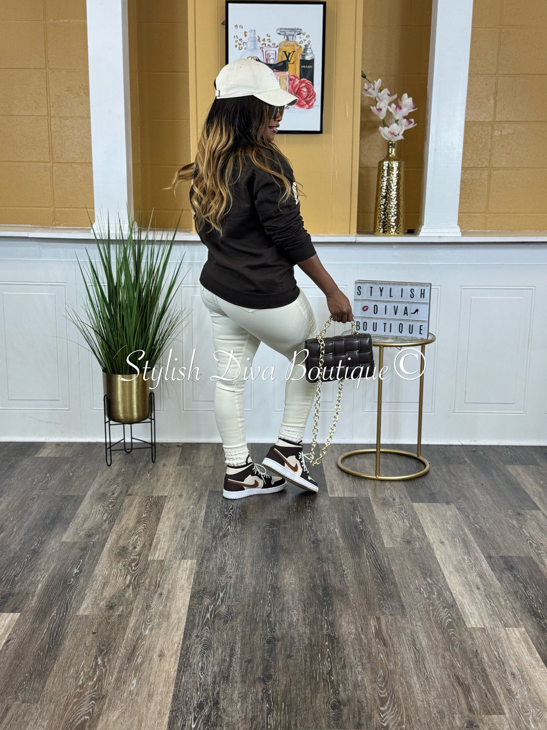 So Curvy Stretch Skinny Jeans up to 2XL (Cream)