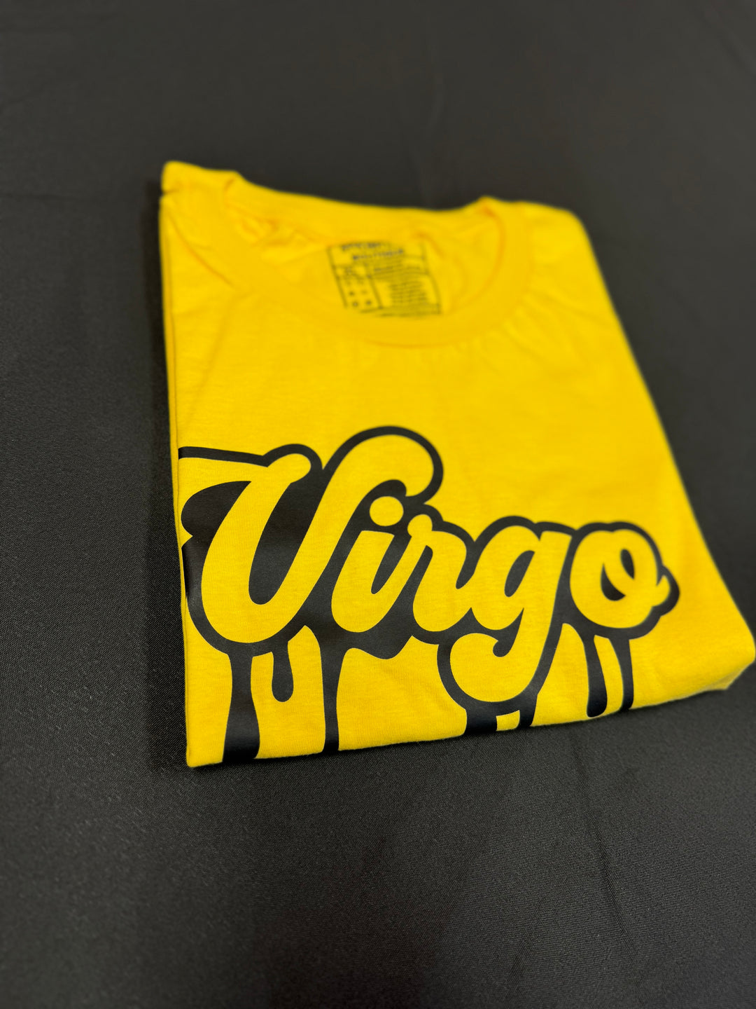 Virgo Dripping T-Shirt (Black Print)