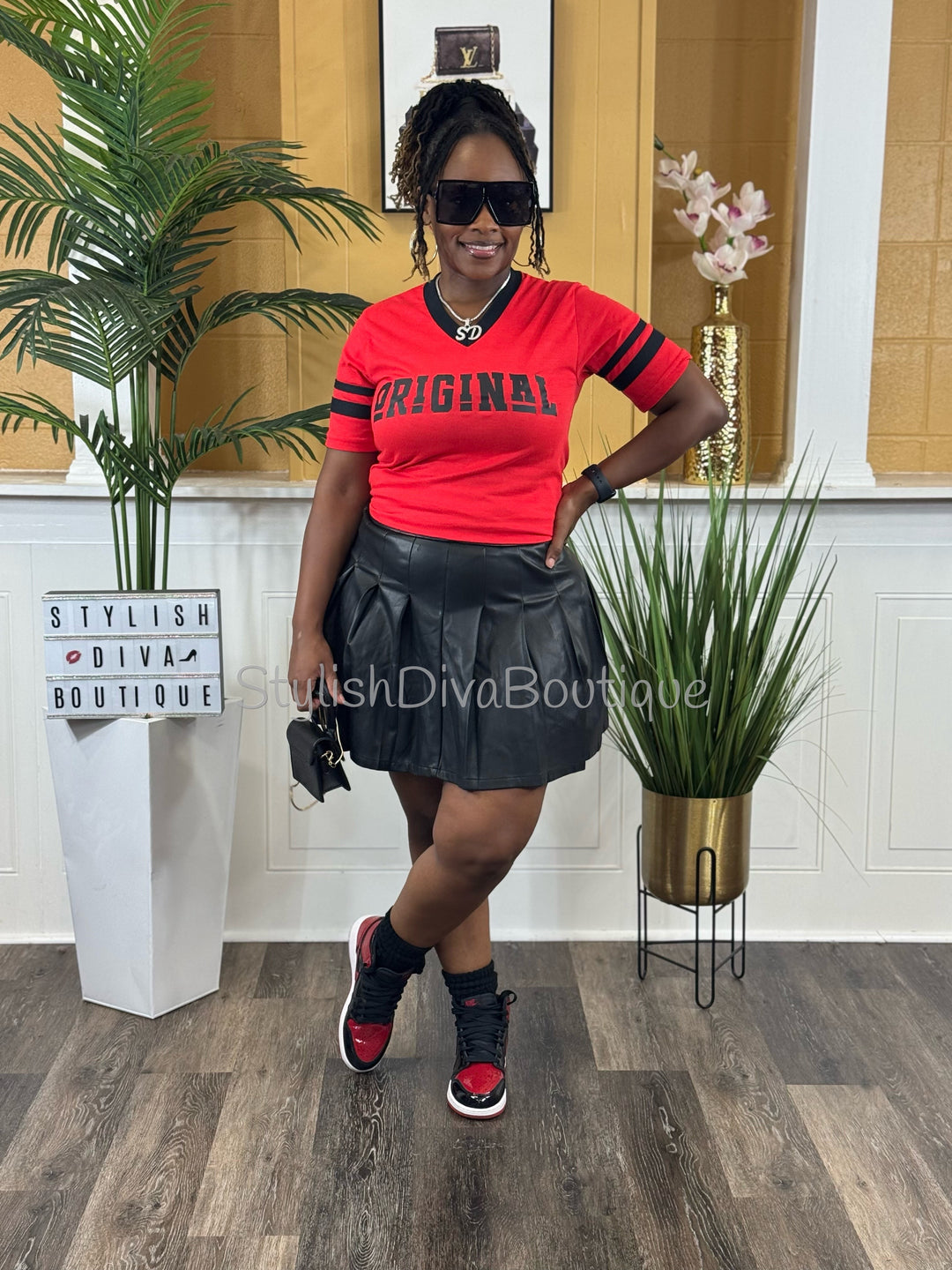 ORIGINAL Varsity Tee (Red/Black)
