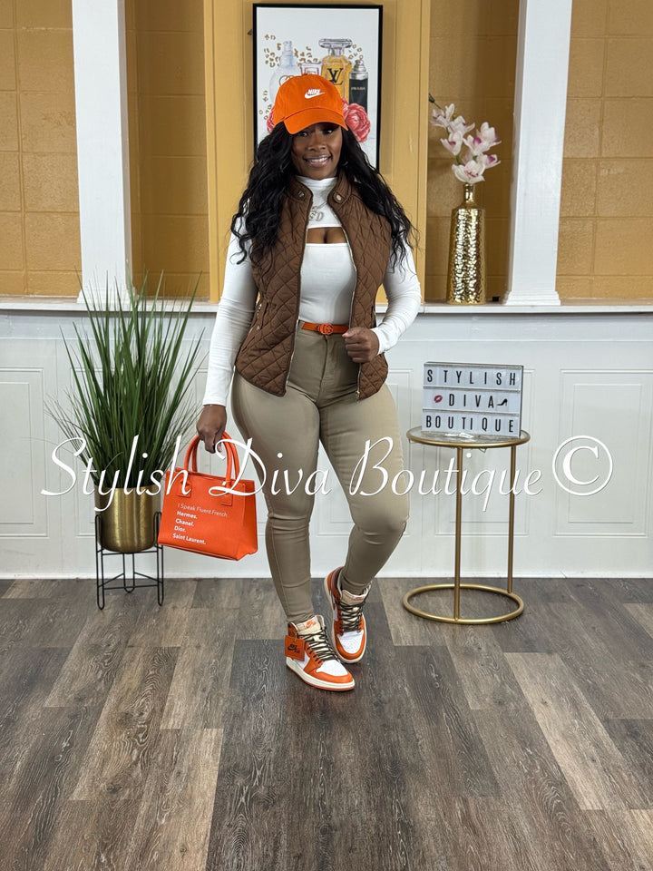So Curvy Stretch Skinny Jeans up to 2XL (Khaki)