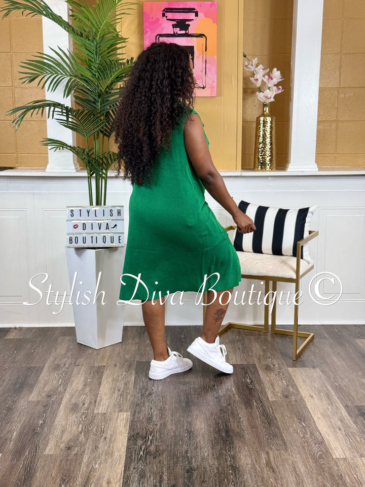 Chelsea Cardigan Vest (Kelly Green) up to 3XL
