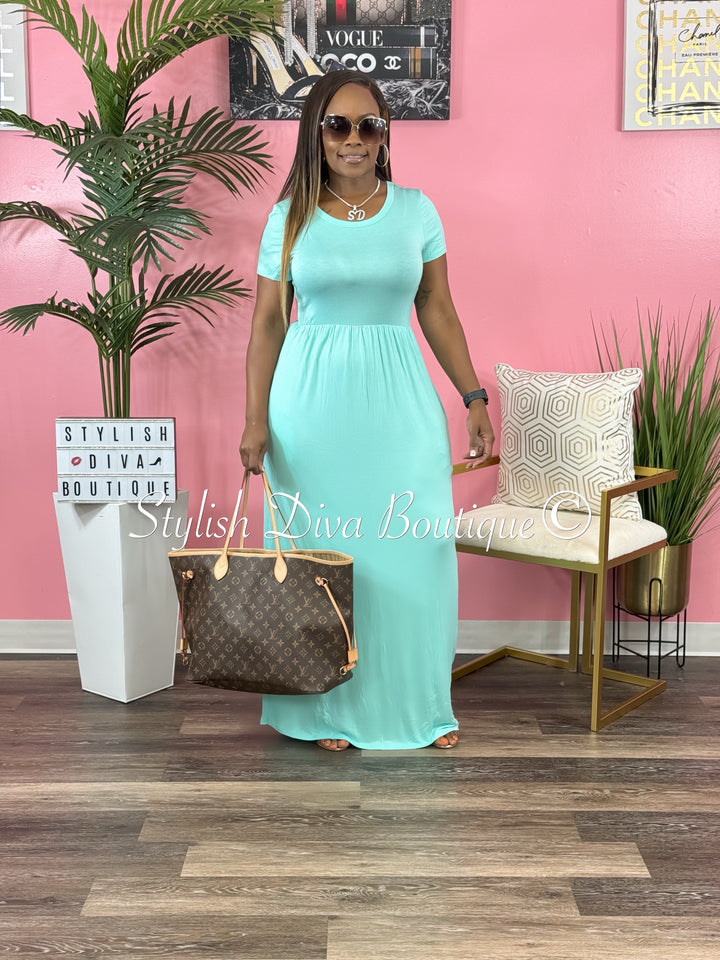 Sofie S/S Maxi Dress (Mint)