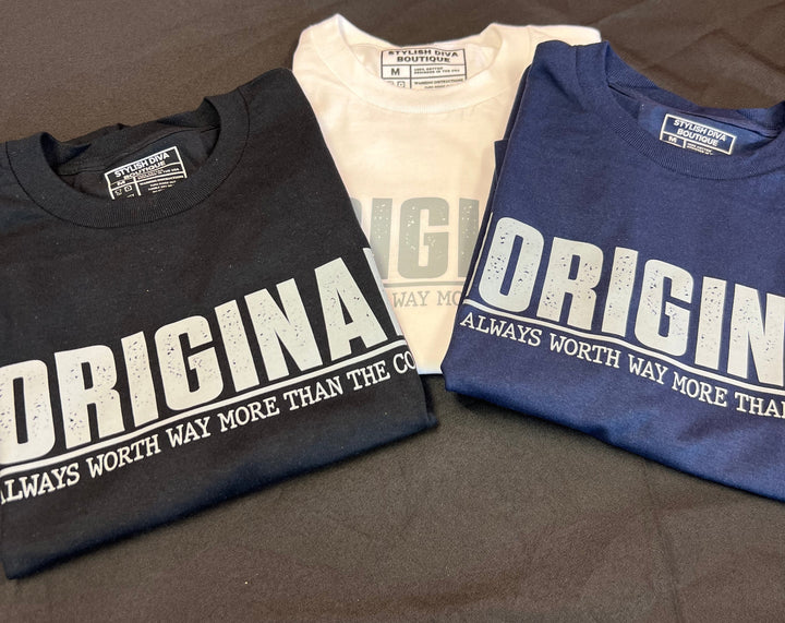 Stay ORIGINAL Graphic Tee (Grey Print)