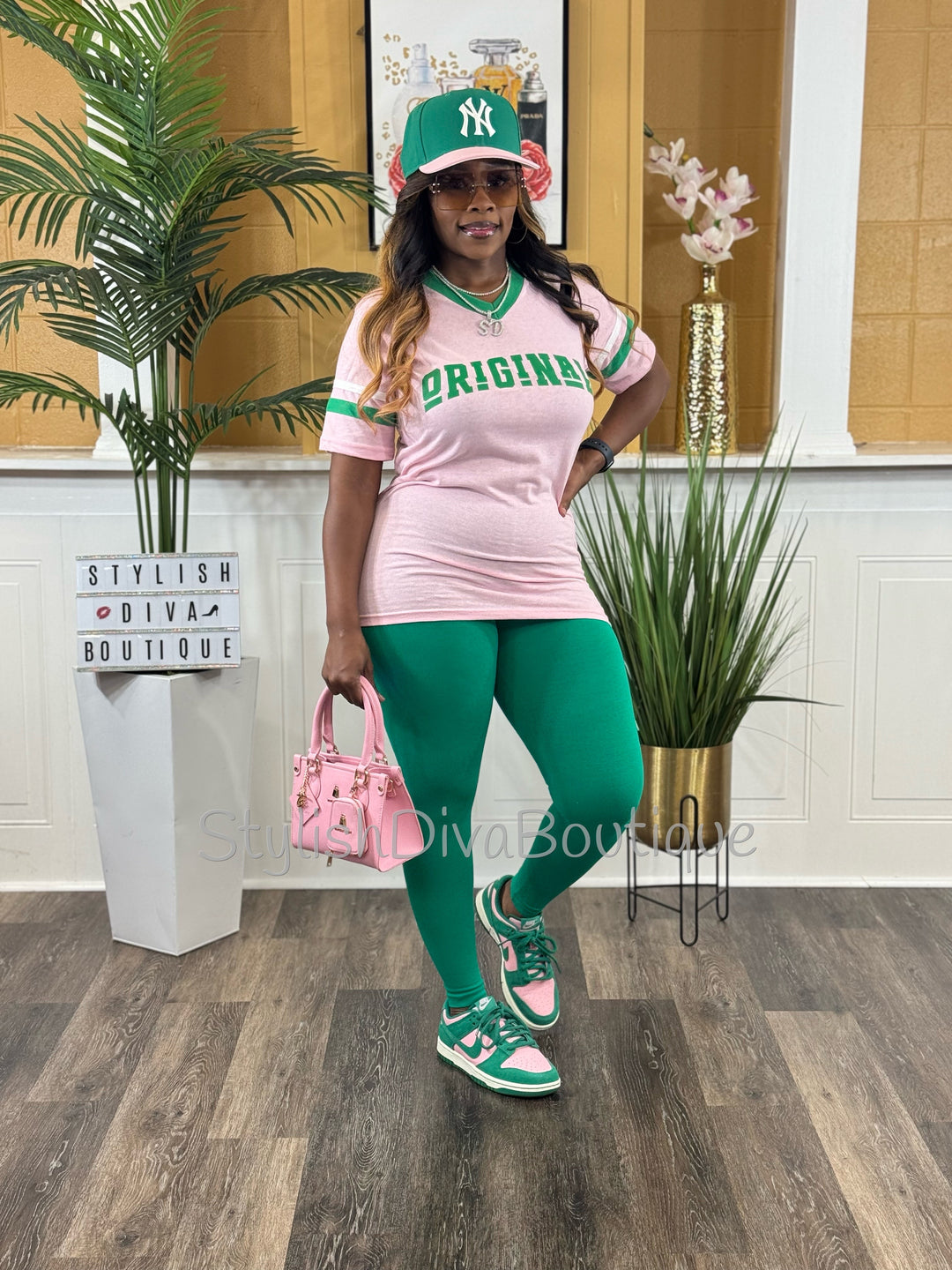 Luxe Cotton Leggings up to 3XL (K Green)