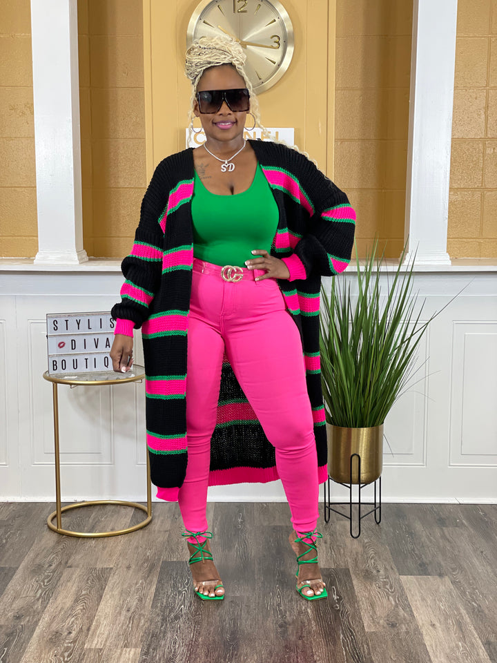 So Curvy Stretch Skinny Jeans up to 2XL (Neon Hot Pink) ***PREORDER