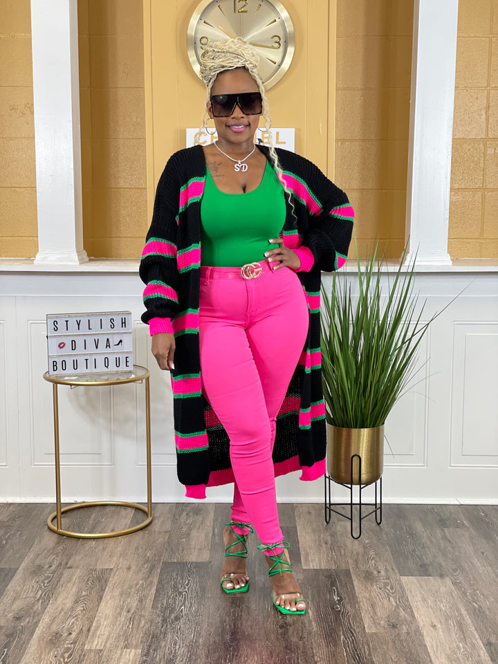 So Curvy Stretch Skinny Jeans up to 2XL (Neon Hot Pink) ***PREORDER
