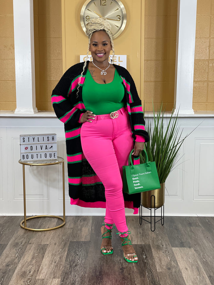 So Curvy Stretch Skinny Jeans up to 2XL (Neon Hot Pink) ***PREORDER