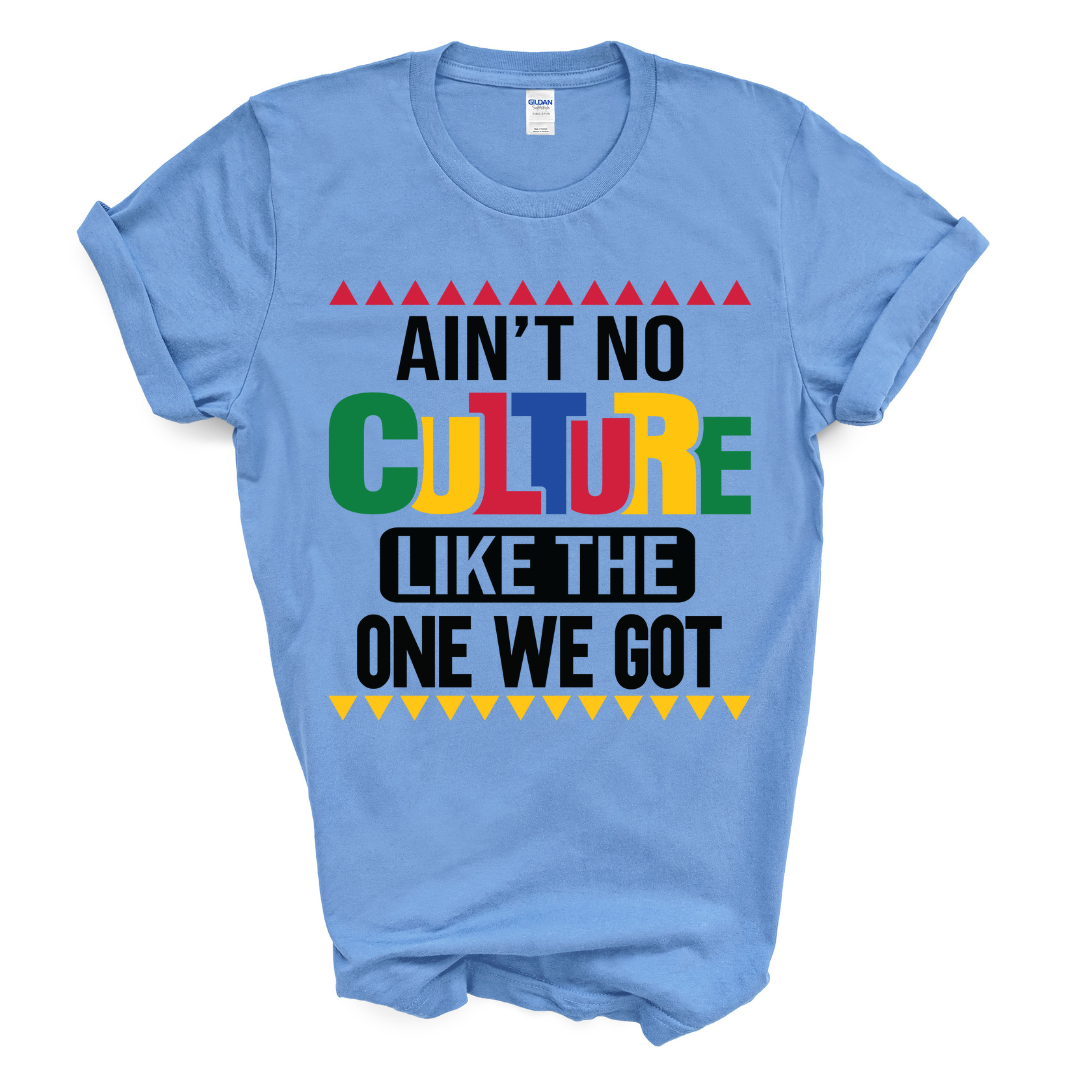 Ain't No Culture T-Shirt (Multi-Color Print)
