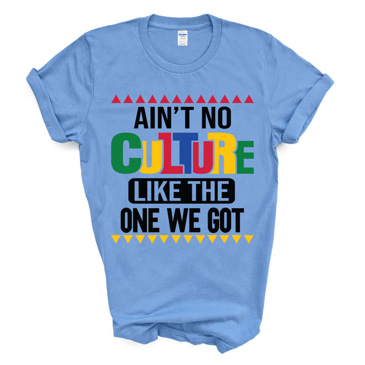 Ain't No Culture T-Shirt (Multi-Color Print)