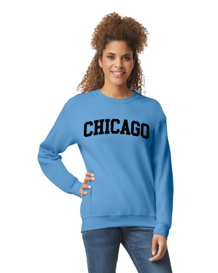 Chicago Sweatshirt Only up to 3XL (Black Print)