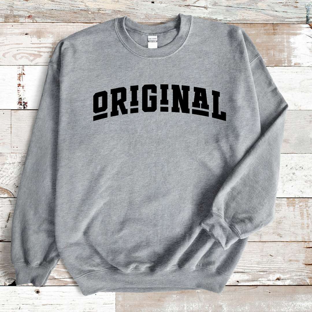 ORIGINAL Bold Sweatshirt Only up to 3XL (Black Print)