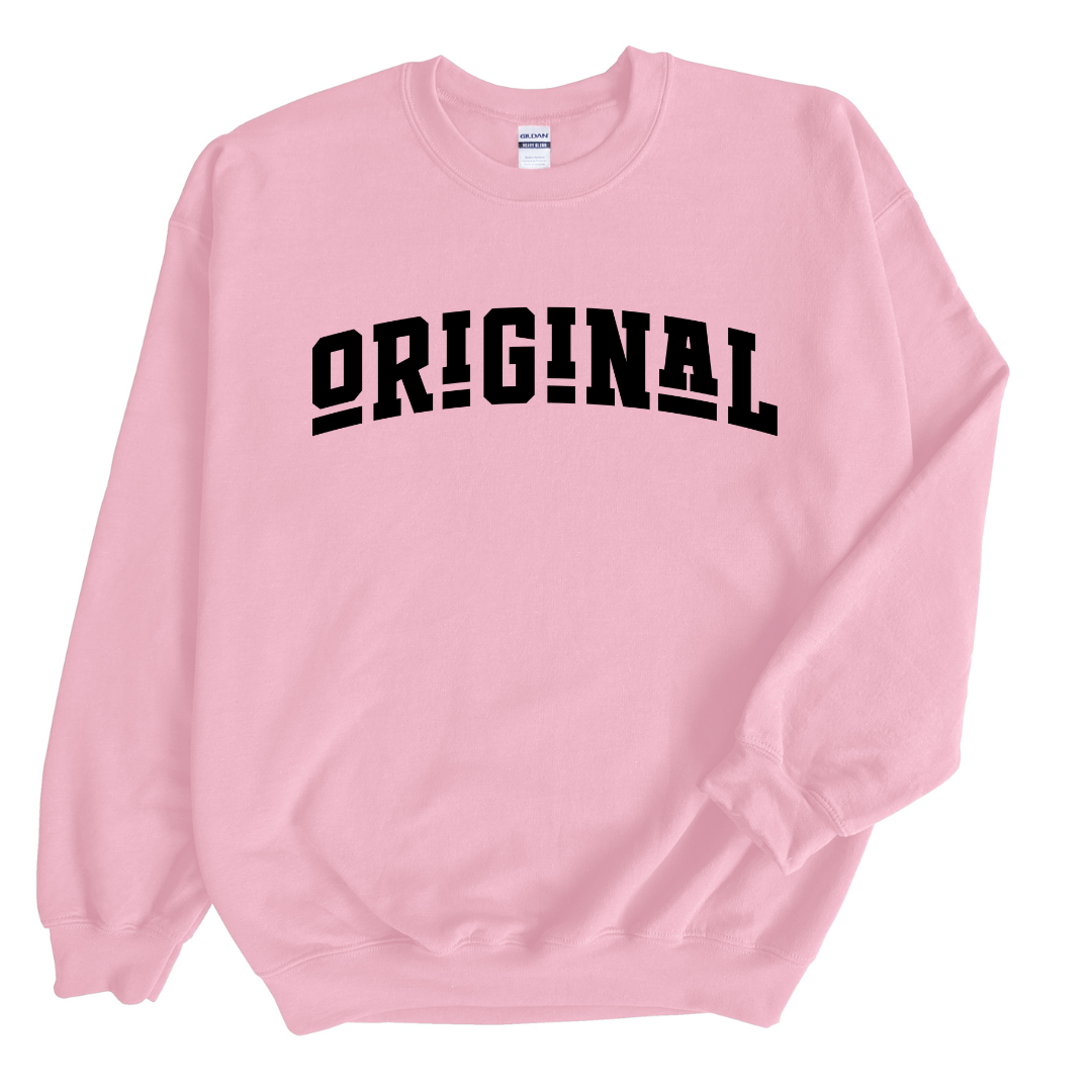 ORIGINAL Bold Sweatshirt Only up to 3XL (Black Print)