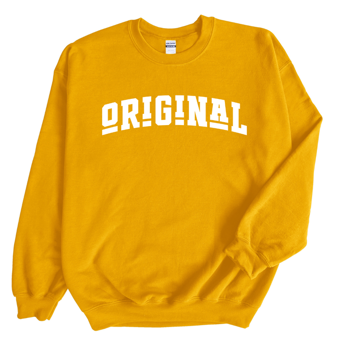 ORIGINAL Bold Sweatshirt Only up to 3XL (White Print)