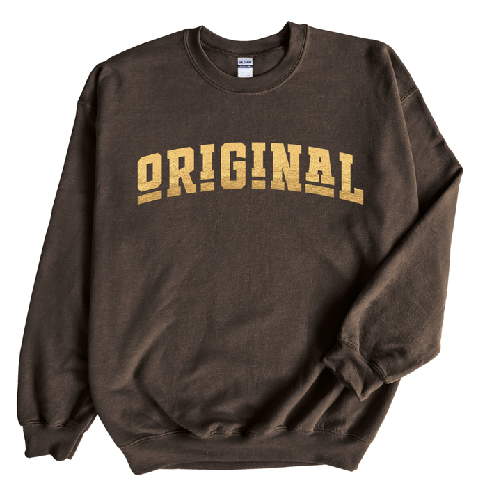 ORIGINAL Signature Sweatshirt Only up to 3XL (Metallic Gold Print)