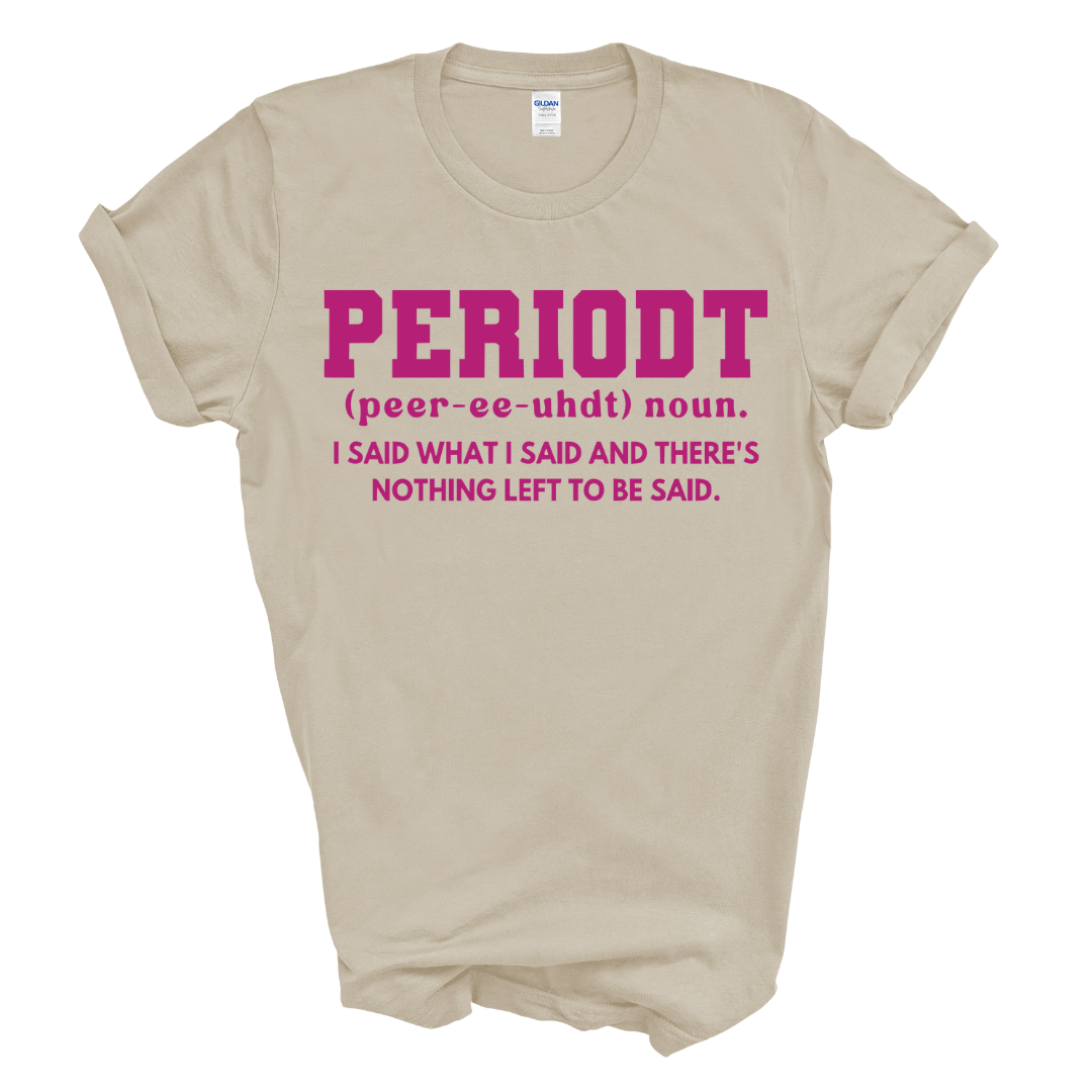 PERIODT T-Shirt (Fuchsia Berry Print)