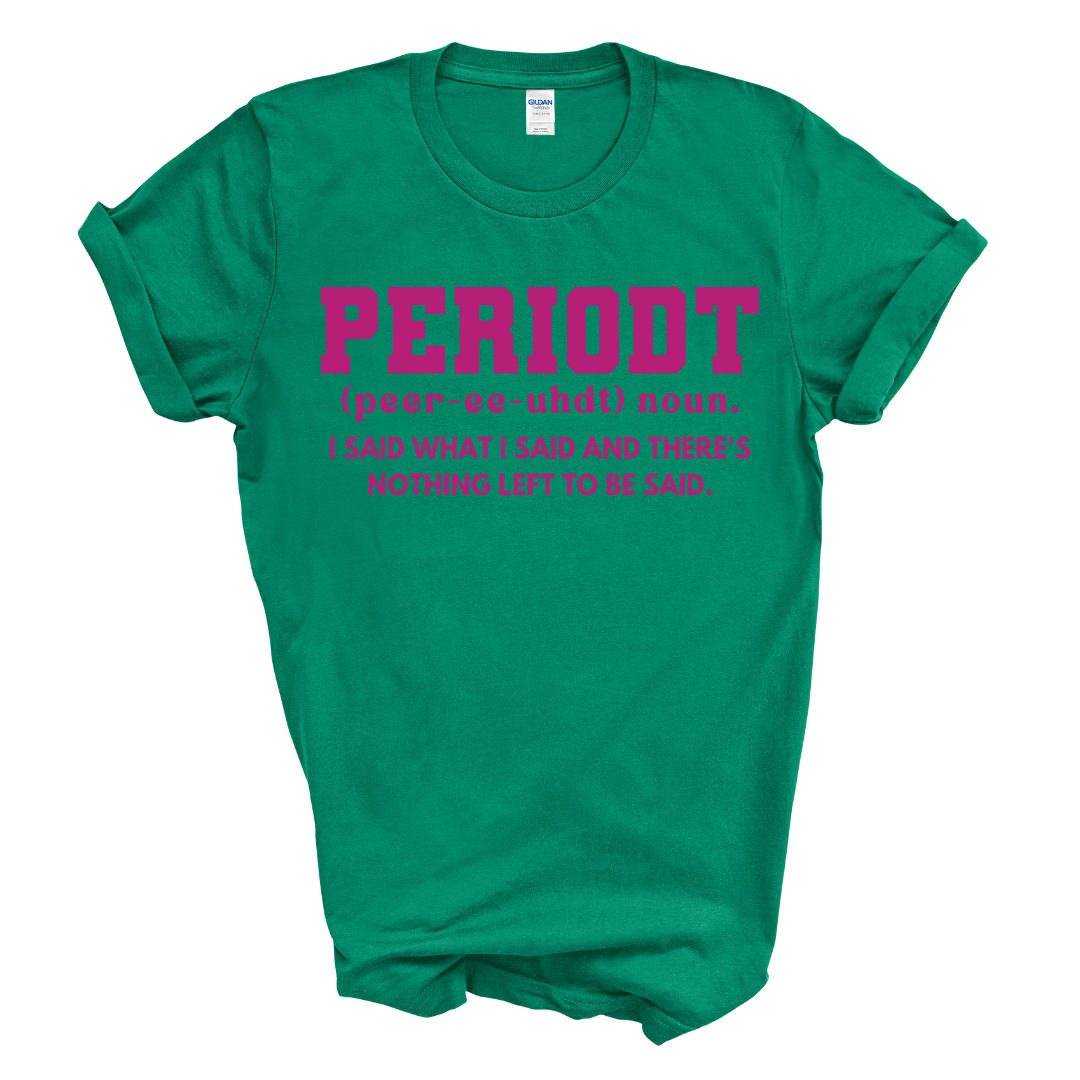 PERIODT T-Shirt (Fuchsia Berry Print)