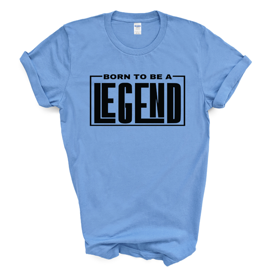 Born to be a Legend Graphic Tee (Black Print)