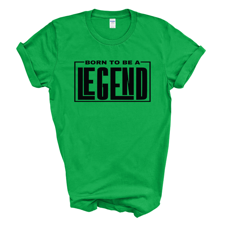 Born to be a Legend Graphic Tee (Black Print)