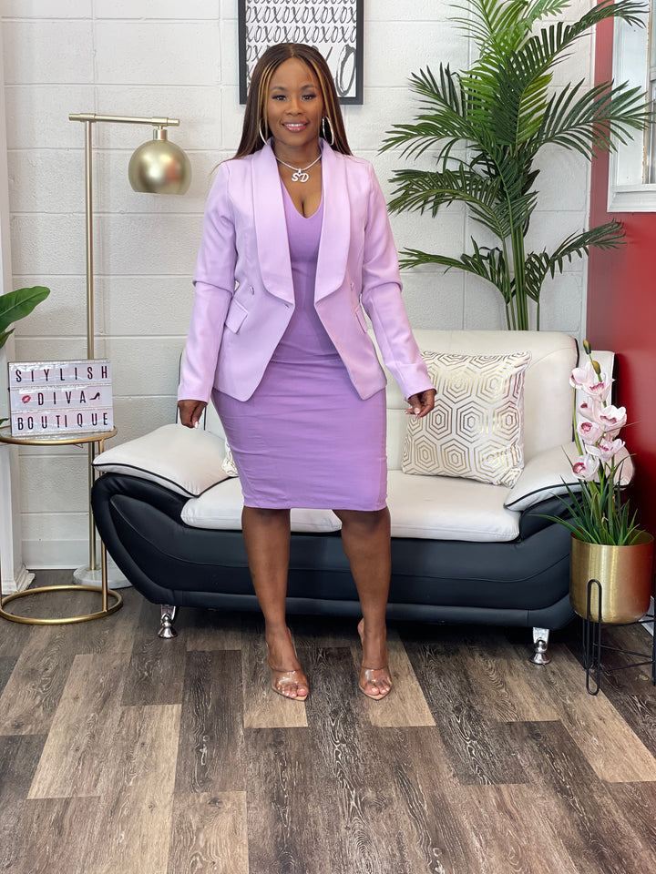 Business First Blazer (Lavender)