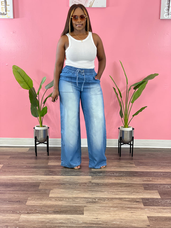 Rayon Ribbed Tank Top (White)